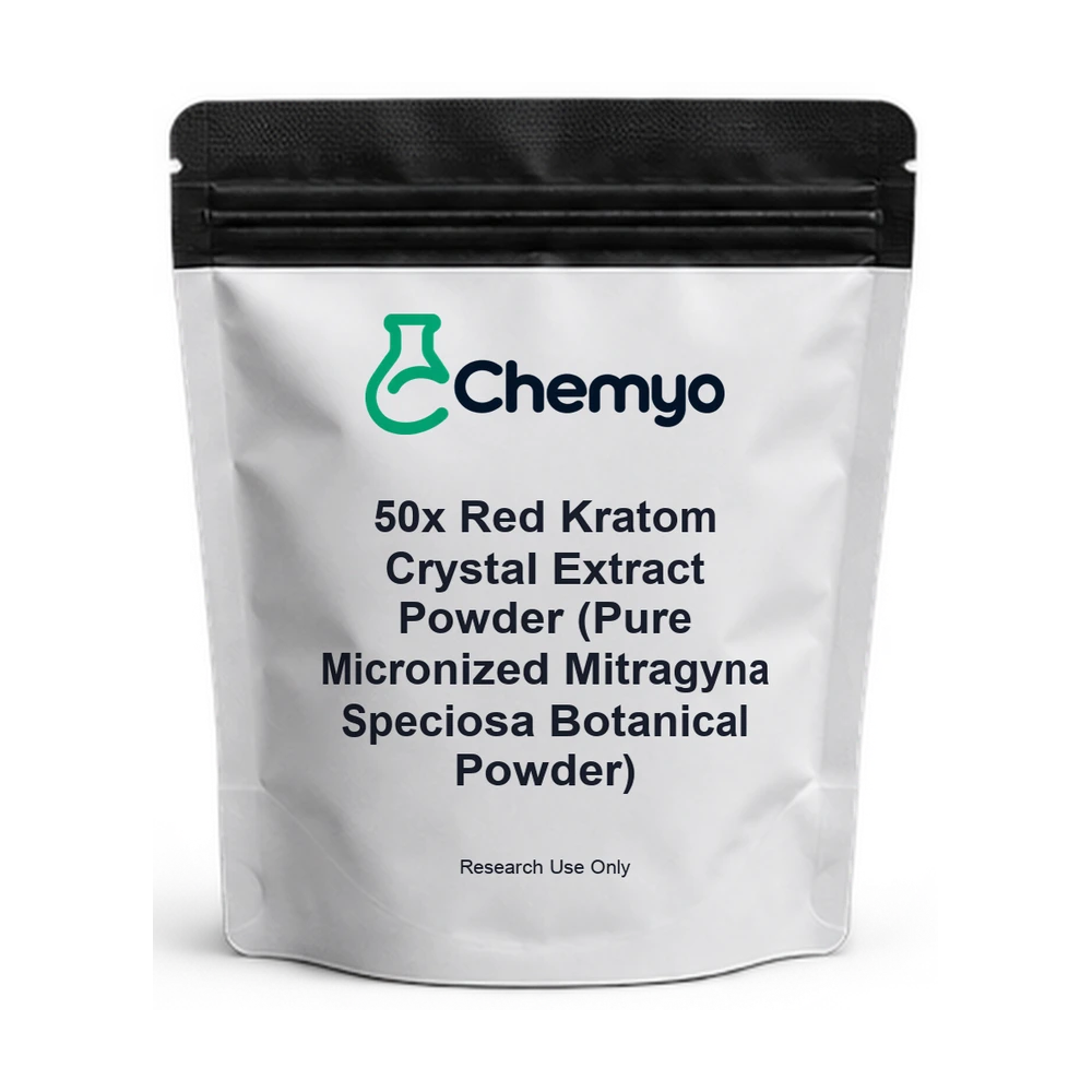 50x Red Kratom Crystal Extract Powder (Pure Micronized Mitragyna Speciosa Botanical Powder) — Chemyo