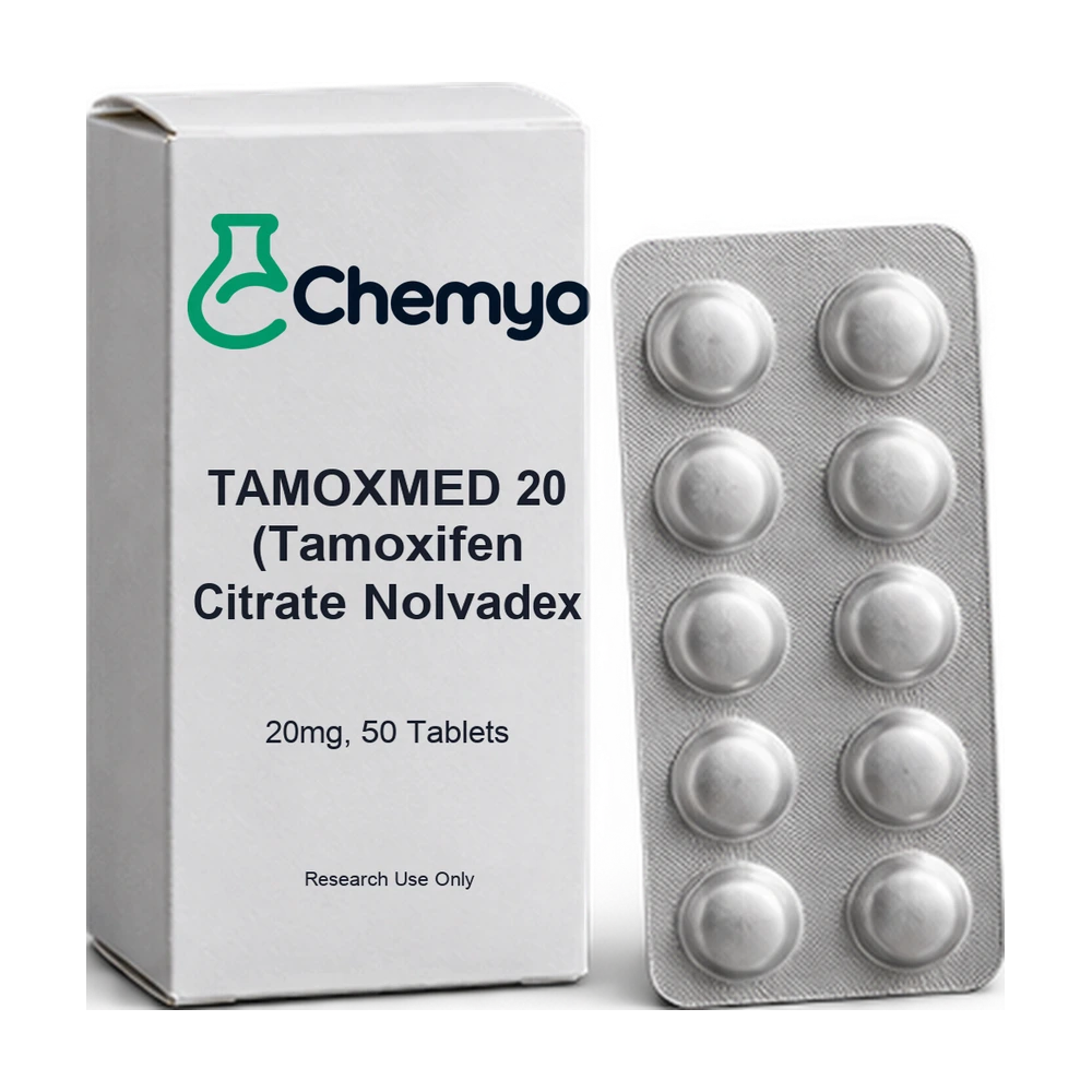 TAMOXMED 20 (Tamoxifen Citrate Nolvadex 20mg, 50 Tablets) — Chemyo